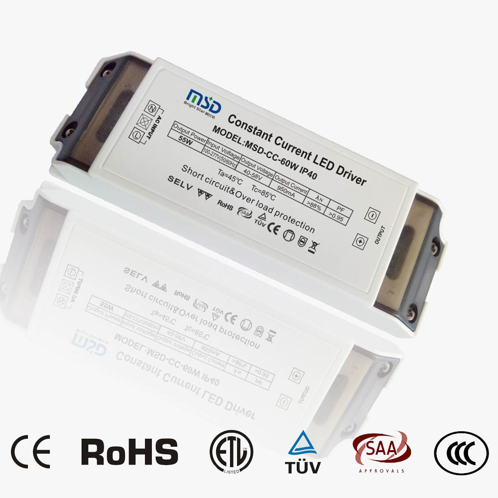 Indoor CC LED driver 55W 950mA