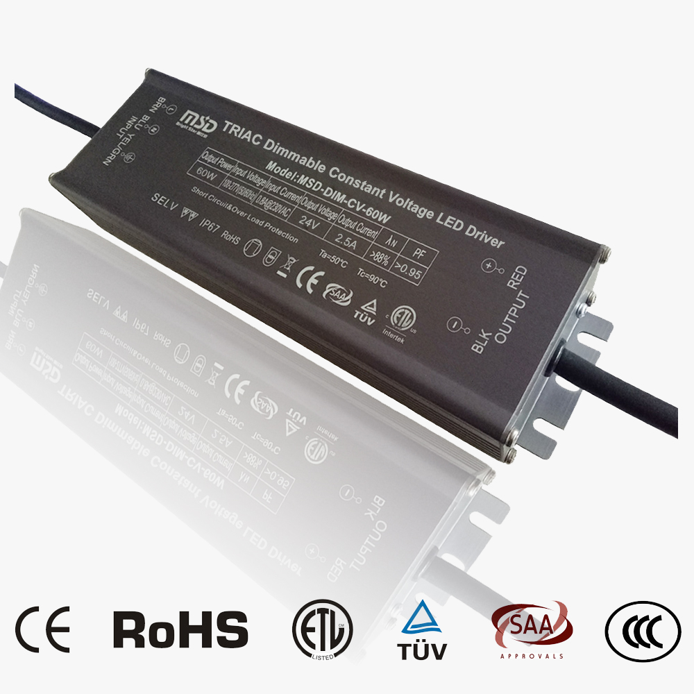 Triac dimmable CV 60W 24V