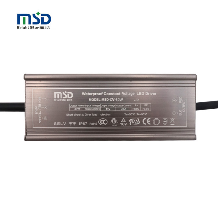 Outdoor waterprof CV Led drivers 30W 12V 24V