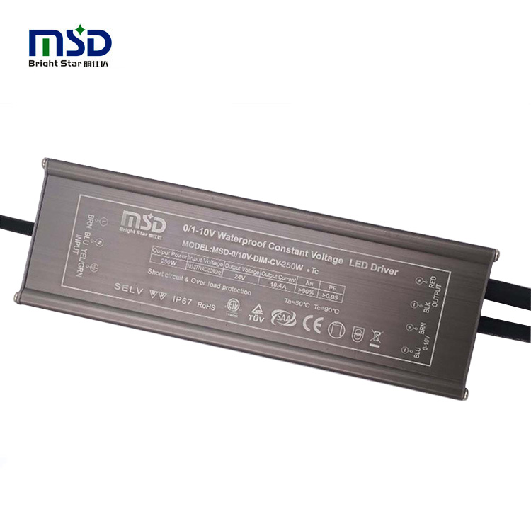 0-10V CV LED drivers 250W IP67